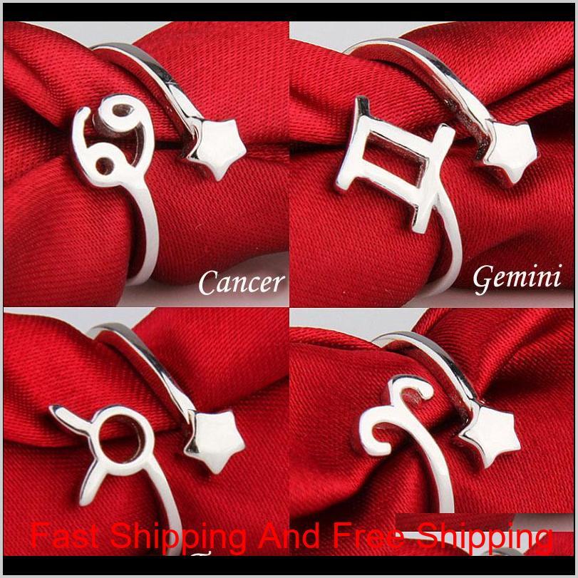 Fashion Twelve 12 Constellations S925 Silver Ring Zodiac Sign Opening Rings For Women Retro Couple Finger Rings Wruz2 Xtjle, Golden;silver
Fashion Twelve 12 Constellations S925 Silver Ring Zodiac Sign Opening Rings For Women Retro Couple Finger Rings Wruz2 Xtjle, Golden;silver