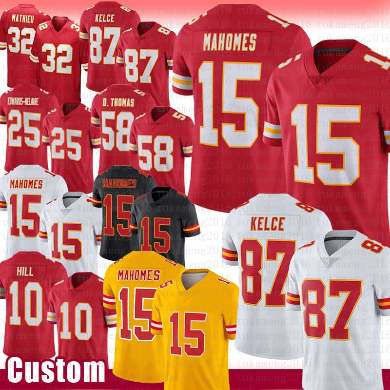 15 Patrick Mahomes Football Jersey Travis Kelce Tyreek Hill Tyrann Mathieu Chris Jones Sammy Watkins Derrick Thomas Daniel Sorensen L'Jarius Sneed Derrick Thomas, Black
15 Patrick Mahomes Football Jersey Travis Kelce Tyreek Hill Tyrann Mathieu Chris Jones Sammy Watkins Derrick Thomas Daniel Sorensen L'Jarius Sneed Derrick Thomas, Black