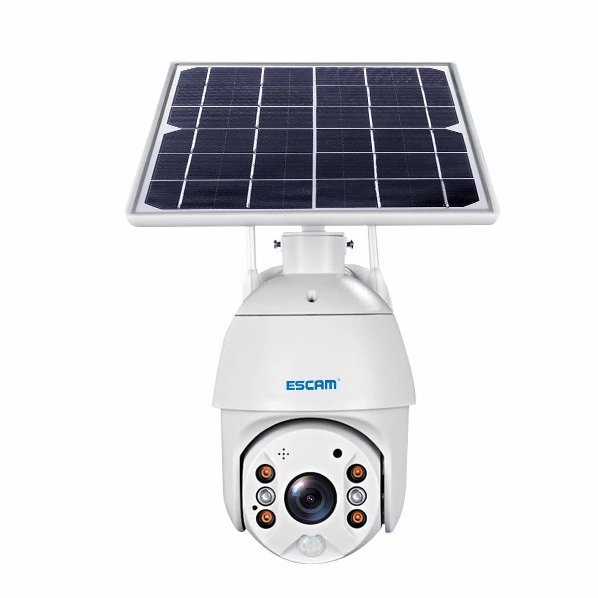 ESCAM QF480 Australia Version 1080P Cloud Storage PT 4G PIR Alarm IP Camera With Solar Panel Full Color Night Vision IP66 Waterproof Two Way