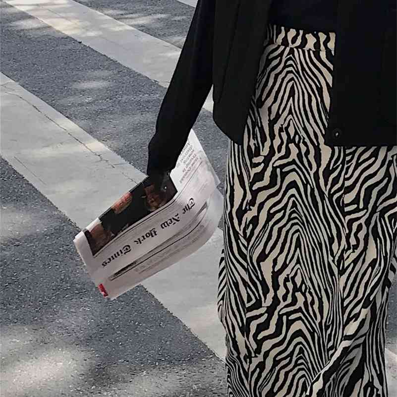 WERUERUYU Women Zebra Print Knitted Skirt Straight-Fit Elastic Waist Back Split Midi Length Vintage Ladies Outfits 210708, Picture color long
WERUERUYU Women Zebra Print Knitted Skirt Straight-Fit Elastic Waist Back Split Midi Length Vintage Ladies Outfits 210708, Picture color long