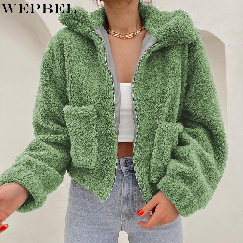 Women's Fur & Faux WEPBEL Winter Thick Fleece Zipper Coat Ladies Fashion Warm Loose Jacket Outwear, Black
Women's Fur & Faux WEPBEL Winter Thick Fleece Zipper Coat Ladies Fashion Warm Loose Jacket Outwear, Black