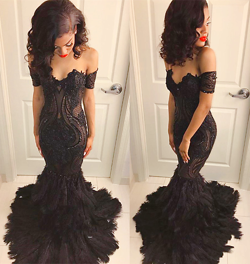 2021 Plus Size Arabic Aso Ebi Black Mermaid Luxurious Prom Dresses Lace Feather Sheer Neck Evening Formal Party Second Reception Gowns Dress ZJ395, Lavender
2021 Plus Size Arabic Aso Ebi Black Mermaid Luxurious Prom Dresses Lace Feather Sheer Neck Evening Formal Party Second Reception Gowns Dress ZJ395, Lavender