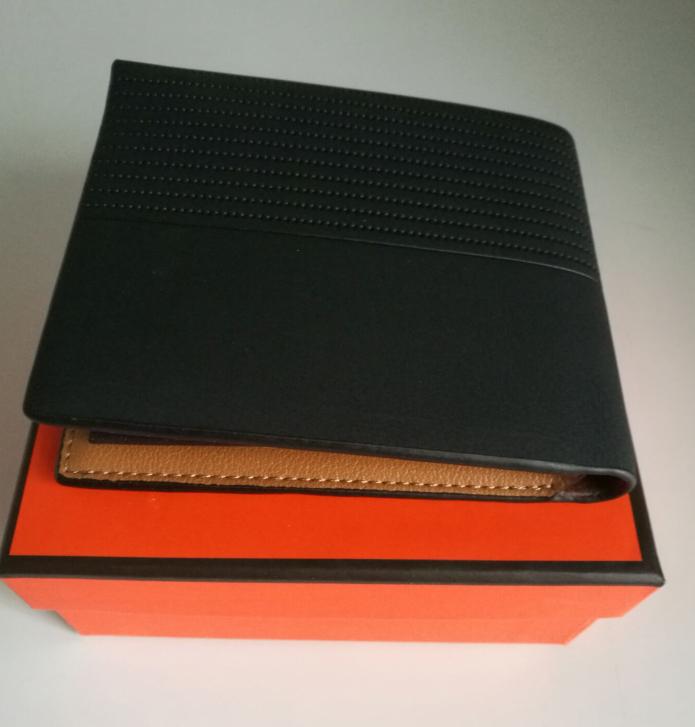 Men wallets designers wallet bag PU leather Purse fashion high quality credit card bank slot pocket bags black two colors, Orange box
Men wallets designers wallet bag PU leather Purse fashion high quality credit card bank slot pocket bags black two colors, Orange box