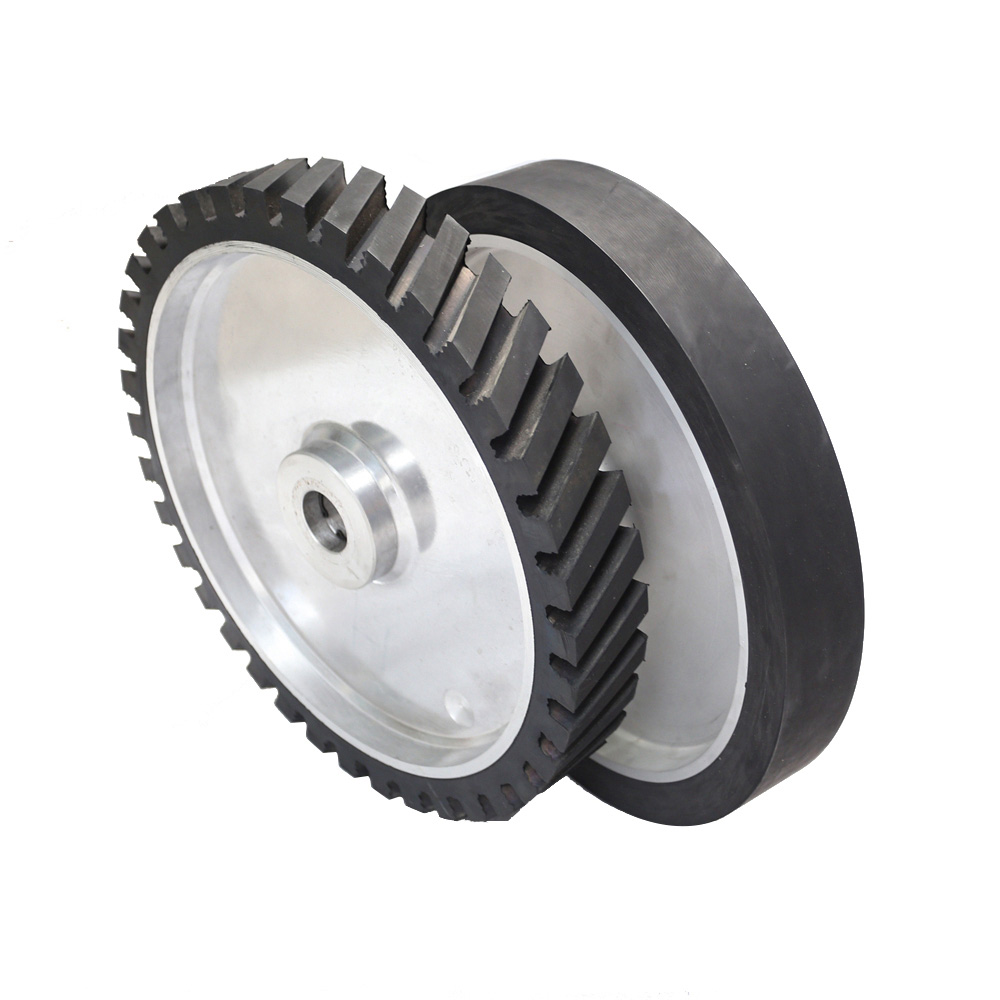 350*50mm Belt Grinder Rubber Contact Wheel Machine Tool Parts Dynamically Balanced
350*50mm Belt Grinder Rubber Contact Wheel Machine Tool Parts Dynamically Balanced