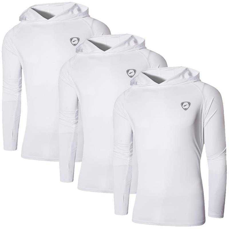 Jeansian 3 Pack Men's UPF 50+ UV Sun Protection Outdoor Long Sleeve Tee Shirt Tshirt T-Shirt Beach Summer LA271 PackE 210629