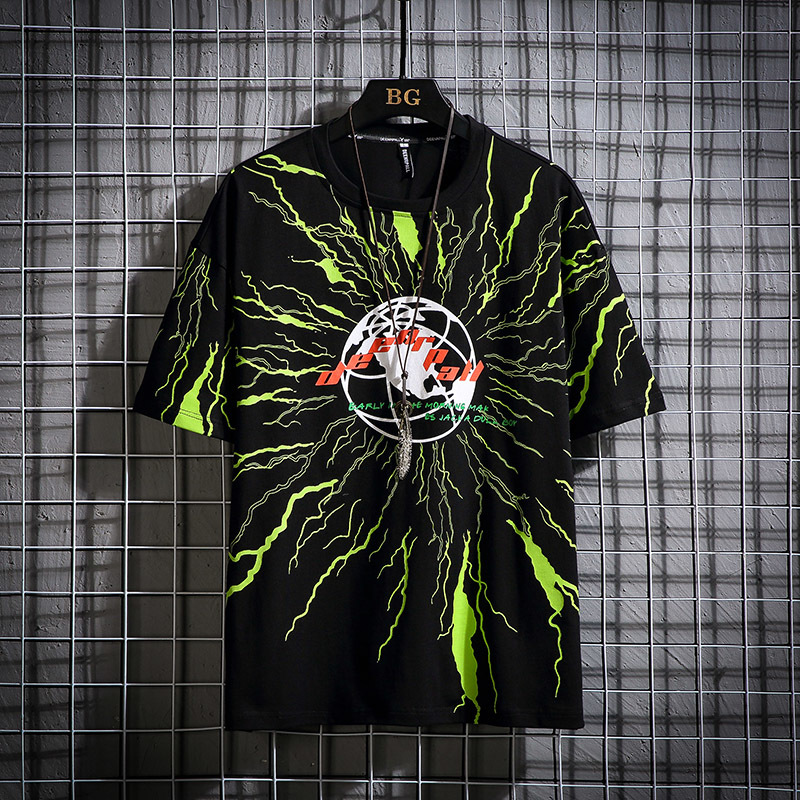 2021 100% Cotton Men Summer New Popular Printed Fashion Trend Short Sleeve T-shirt Male Plus Size M-5xl Mw8x, Green
2021 100% Cotton Men Summer New Popular Printed Fashion Trend Short Sleeve T-shirt Male Plus Size M-5xl Mw8x, Green