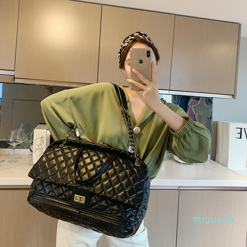 Cross Body Lattice Large Tote Bag High Quality PU Leather Women's Designer Handbag Capacity Shoulder Messenger Travel, Blue
Cross Body Lattice Large Tote Bag High Quality PU Leather Women's Designer Handbag Capacity Shoulder Messenger Travel, Blue