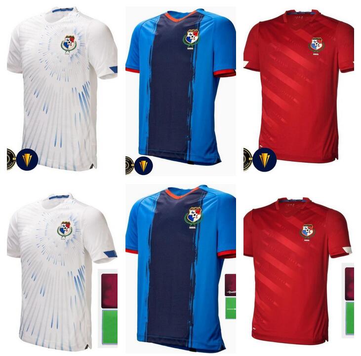 

21/22 Panama Soccer Jerseys CONCACAF Gold Cup 2021 2022 home away third J. RodrIguez ToRRES BArcenas Davis Godoy Murillo football shirts national team camisetas tops