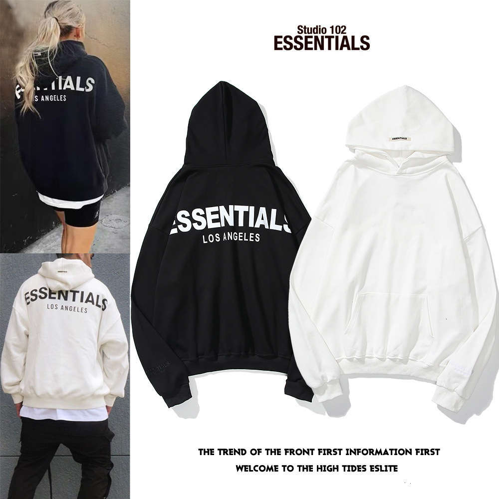 Fog feel of God essentials double line la Limited Los Angeles sweater 3M reflective letter Hoodie, Black
Fog feel of God essentials double line la Limited Los Angeles sweater 3M reflective letter Hoodie, Black