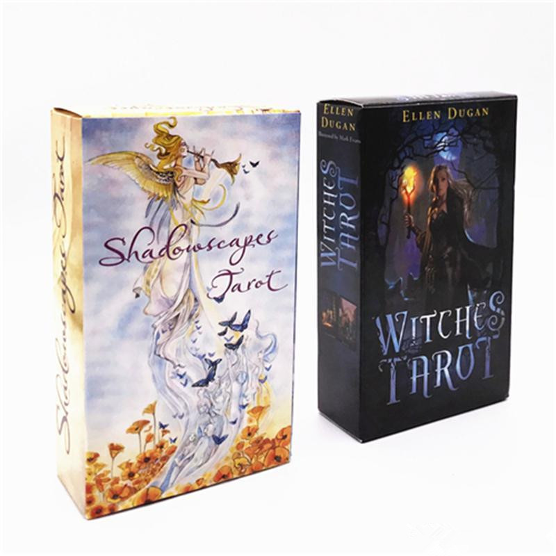 5 Styles Tarots Witch Rider Smith Waite Shadowscapes Wild Tarot Deck Board Game Cards with Colorful Box English Version
5 Styles Tarots Witch Rider Smith Waite Shadowscapes Wild Tarot Deck Board Game Cards with Colorful Box English Version
