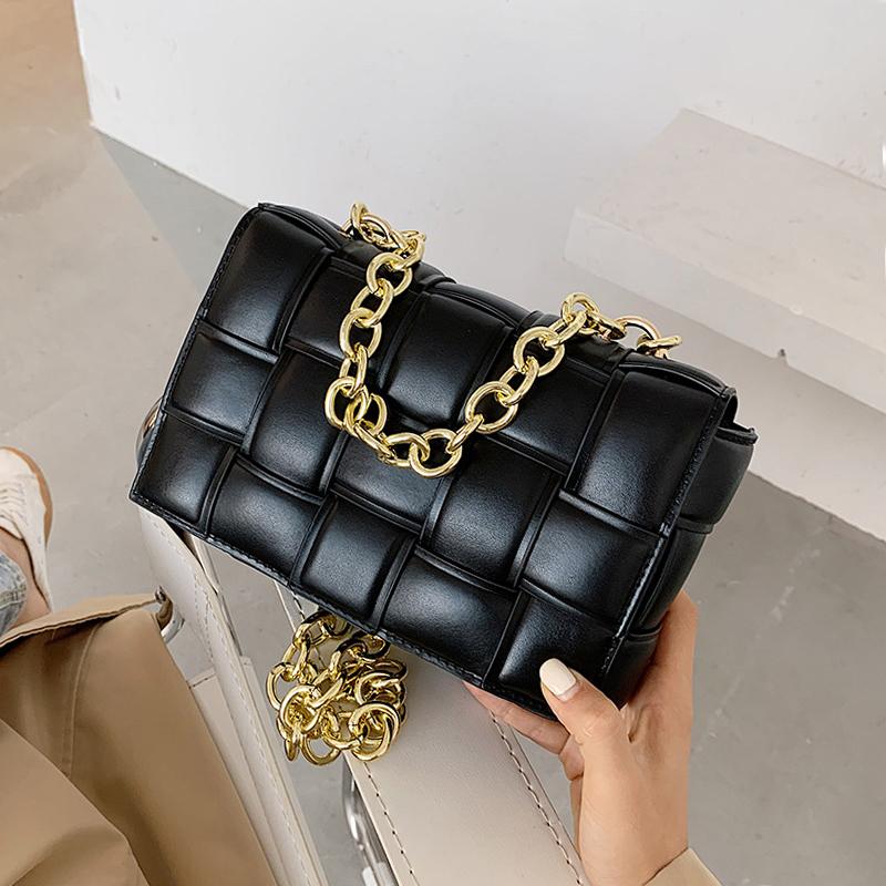 Weave Chain Small Crossbody Bags for Women 2021 Luxury Quality Pu Leather Shoulder Bag Female Fashion Trend Design Handbags, Apricot
Weave Chain Small Crossbody Bags for Women 2021 Luxury Quality Pu Leather Shoulder Bag Female Fashion Trend Design Handbags, Apricot