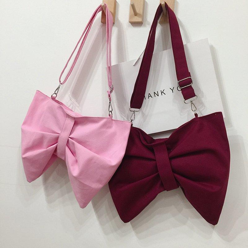 Evening Bags Big Bowknot Design Women Canvas Shoulder Large Capacity Ladies Crossbody 2021 Female Casual Tote Handbags
Evening Bags Big Bowknot Design Women Canvas Shoulder Large Capacity Ladies Crossbody 2021 Female Casual Tote Handbags