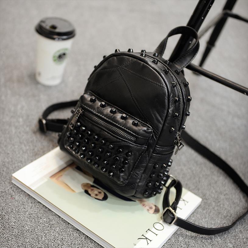 women small genuine leather backpack rivet bagpack daily cute black for teenager girls schoolbag casual travel daypack
women small genuine leather backpack rivet bagpack daily cute black for teenager girls schoolbag casual travel daypack