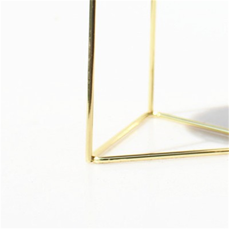 Newly Flower Pot Geometric Metal Rack Plant Care Display Holder Stand Garden Decor RRD6676 Free shipping