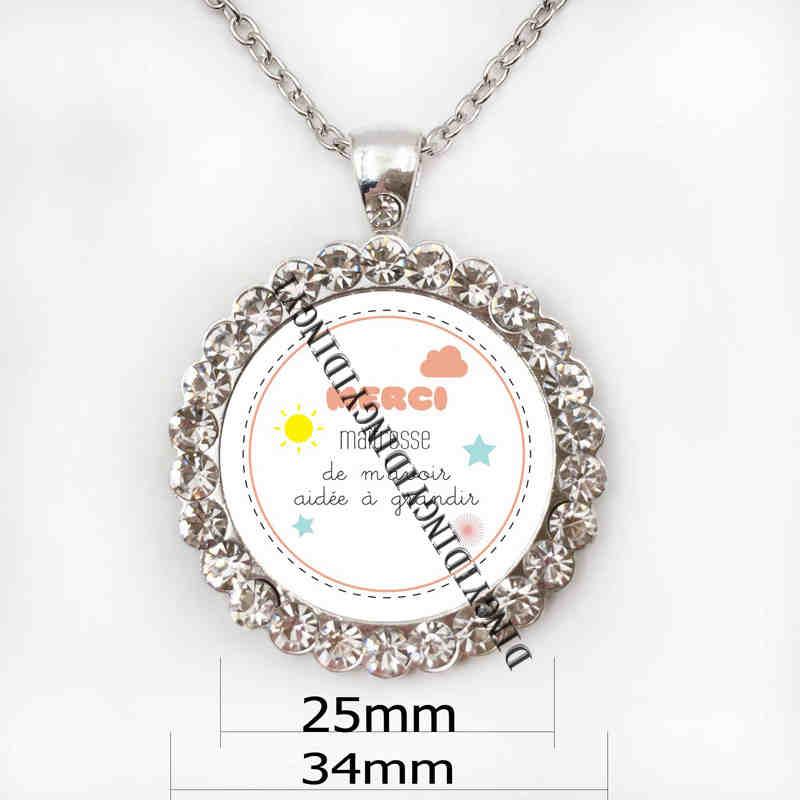 Pendant Necklaces Teacher's Day Fashion Super Maitresse ATSEM Marraine Charm Merci Key Chains Glass Dome Po Keyring Gif
Pendant Necklaces Teacher's Day Fashion Super Maitresse ATSEM Marraine Charm Merci Key Chains Glass Dome Po Keyring Gif