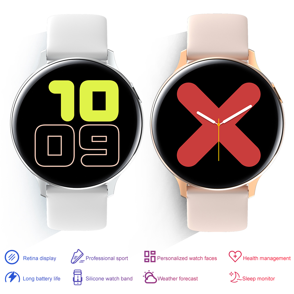 

For Samsung S20 Active 2 44mm Smart Watch IP68 Waterproof Real Heart Rate Smart Watchs DropShipping mood tracker answer call passometer boold pressure