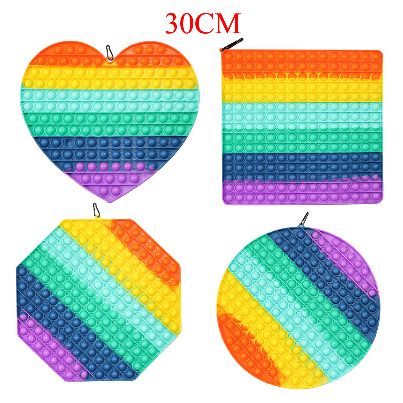30cm Super Big Size Push Bubble Fidget Toys Autism Special Needs Anti-stress Soft Sensory Gifts Reusable Decompression Toy Stress Reliever Interactive Board Games
30cm Super Big Size Push Bubble Fidget Toys Autism Special Needs Anti-stress Soft Sensory Gifts Reusable Decompression Toy Stress Reliever Interactive Board Games