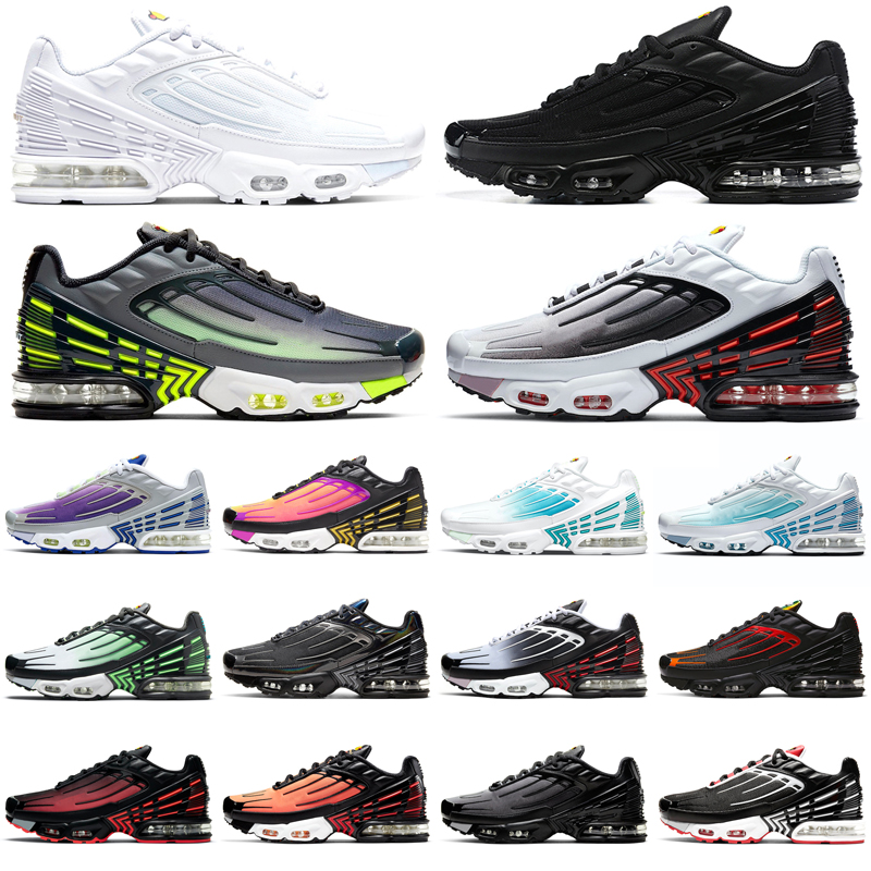 Wholesale air max plus 3 running shoes men tn Tuned III tns triple white black Iridescent Laser Blue Neon Obsidian mens women trainers outdoor sports sneakers, 40-45 og
Wholesale air max plus 3 running shoes men tn Tuned III tns triple white black Iridescent Laser Blue Neon Obsidian mens women trainers outdoor sports sneakers, 40-45 og