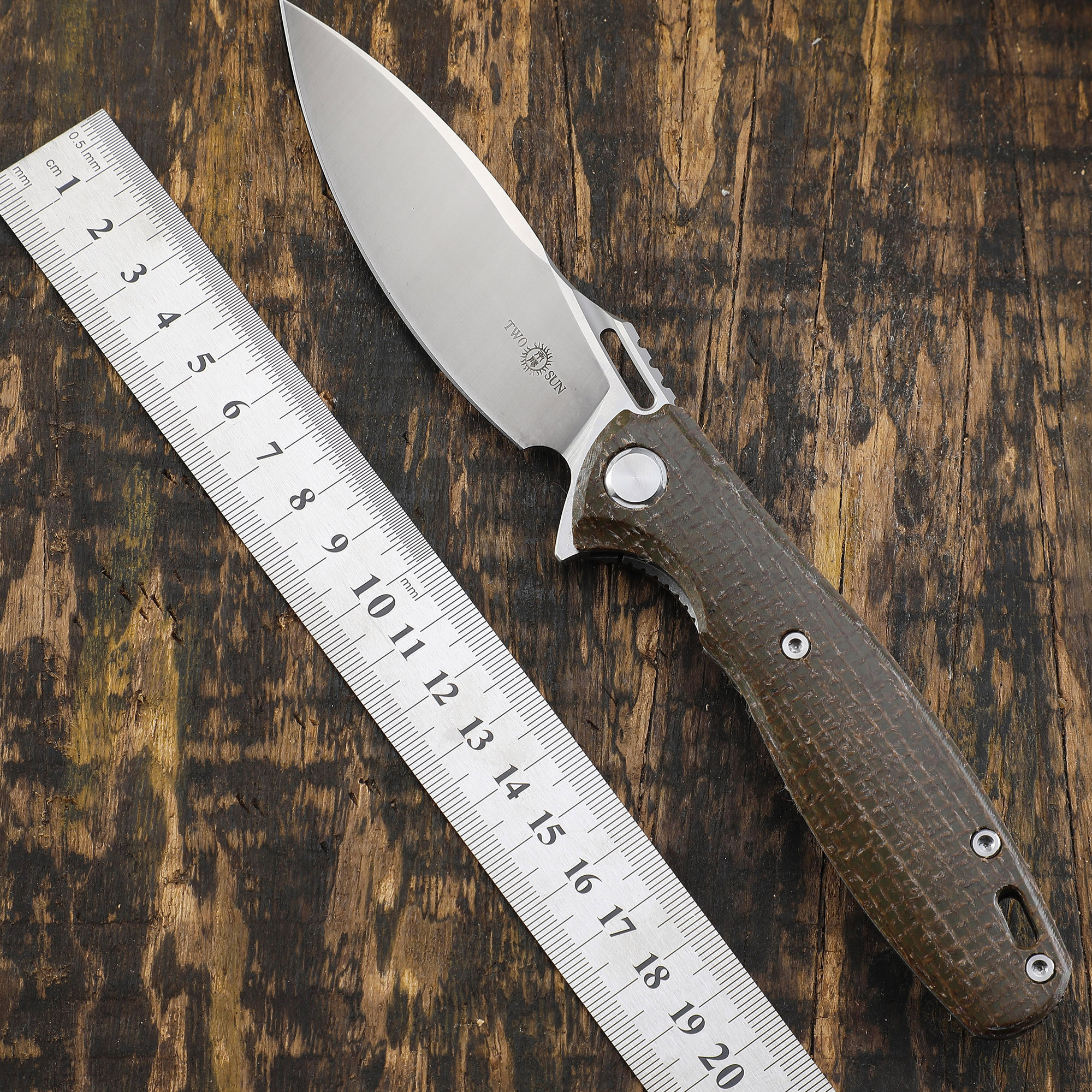 TWOSUN TS162 D2 Stee Bade Foding Pocket Knives KVT ceramics ba bearings Outdoor Tactica Surviva Hunting Knife EDC Too
TWOSUN TS162 D2 Stee Bade Foding Pocket Knives KVT ceramics ba bearings Outdoor Tactica Surviva Hunting Knife EDC Too