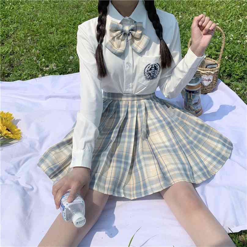 Women's Plaid Skirts School-Uniform Pleated JK Skirt Girl's Japanese Summer Harajuku Preppy High Waist A-Line 210629, Tie
Women's Plaid Skirts School-Uniform Pleated JK Skirt Girl's Japanese Summer Harajuku Preppy High Waist A-Line 210629, Tie
