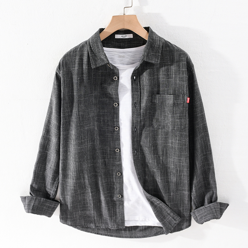 2021 New Style Long-sleeved Pure Cotton Brand Spring and Autumn Shirts for Men Casual Comfortable Shirt Mens Camisa Uuvv, Gray
2021 New Style Long-sleeved Pure Cotton Brand Spring and Autumn Shirts for Men Casual Comfortable Shirt Mens Camisa Uuvv, Gray
