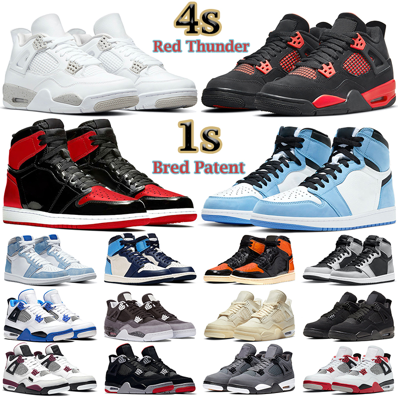 men basketball shoes women 4s Red Thunder 4 Black Cat Fire Purple Metallic 1s Bred Patent UNC University Blue Bordeaux mens trainers outdoor sports sneakers, Pay for box
men basketball shoes women 4s Red Thunder 4 Black Cat Fire Purple Metallic 1s Bred Patent UNC University Blue Bordeaux mens trainers outdoor sports sneakers, Pay for box
