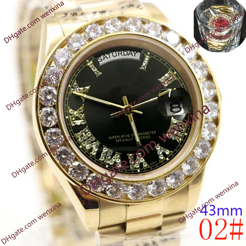 20 Colour high quality watch 43mm Automatic Mechanical montre de luxe Watches 2813 Stainless Steel Diamond Watch Waterproof Mens Watches, 10
20 Colour high quality watch 43mm Automatic Mechanical montre de luxe Watches 2813 Stainless Steel Diamond Watch Waterproof Mens Watches, 10
