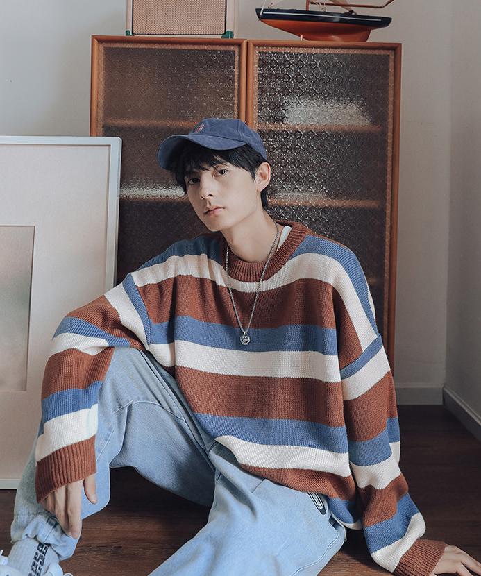 Casual Sweater Men Knitwear Winter Autumn Jumper Pullover Striped Plus Size Round Neck Knitted Man, Green
Casual Sweater Men Knitwear Winter Autumn Jumper Pullover Striped Plus Size Round Neck Knitted Man, Green