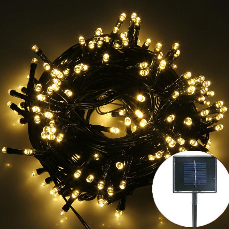 Strings Solar String Light 100/200LED 8 Modes Christmas Lights Outdoor Graden Fairy Garland For Wedding Valentines
Strings Solar String Light 100/200LED 8 Modes Christmas Lights Outdoor Graden Fairy Garland For Wedding Valentines