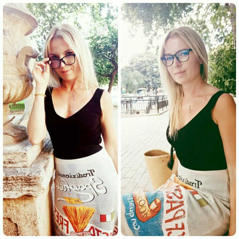 GOPLUS Sexy V Neck Knitted Crop Top Women's Shirt Plus size Tank Top Underwear Women Casual Streetwear Clothing For Women 210625