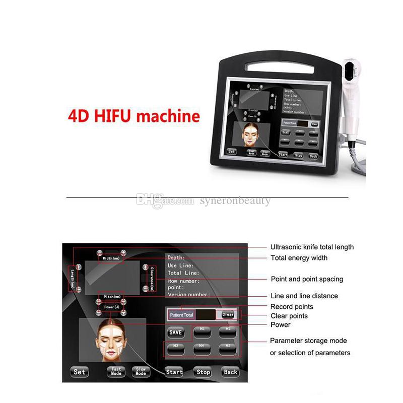 2021 New Arrival Ultrasound Face Lift One Shot 12 lines 20000 Shots Wrinkle Removal 4D hifu for Body Slimming Skin Tighten Beauty Device