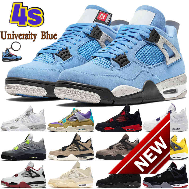 2022 University Blue 4 4s Mens Basketball Shoes White Oreo Metallic Purple Black Cat Bred Shimmer Cactus Jack Men Women Sneakers Us 5 .5 -13, Customize
2022 University Blue 4 4s Mens Basketball Shoes White Oreo Metallic Purple Black Cat Bred Shimmer Cactus Jack Men Women Sneakers Us 5 .5 -13, Customize