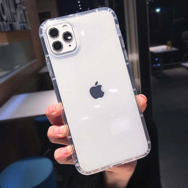 Luxury Transparent Shockproof Silicone Case For iPhone 11 X Xr Xs Max Case 12 11 Pro Max 8 7 6s Plus SE Case Silicone Back Cover
Luxury Transparent Shockproof Silicone Case For iPhone 11 X Xr Xs Max Case 12 11 Pro Max 8 7 6s Plus SE Case Silicone Back Cover