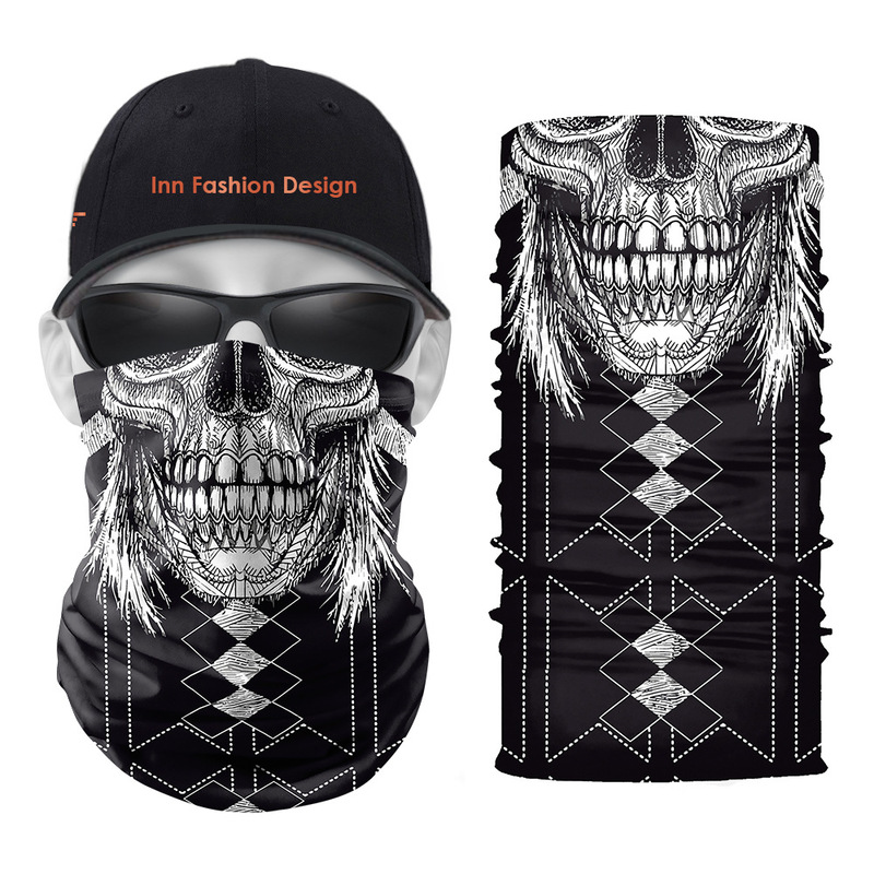 skeleton pattern printed magic scarf 5 pieces per package comfortable fashion riding sunscreen seamless wweat absorption high elasticity, Blue;gray
skeleton pattern printed magic scarf 5 pieces per package comfortable fashion riding sunscreen seamless wweat absorption high elasticity, Blue;gray