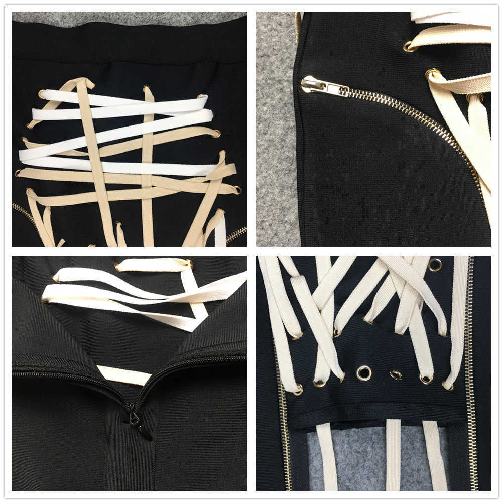 Pencil Bandage Skirt High Waist Bodycon Ladies Clothing mini Party Club Elegant s Plus Size XL 210527