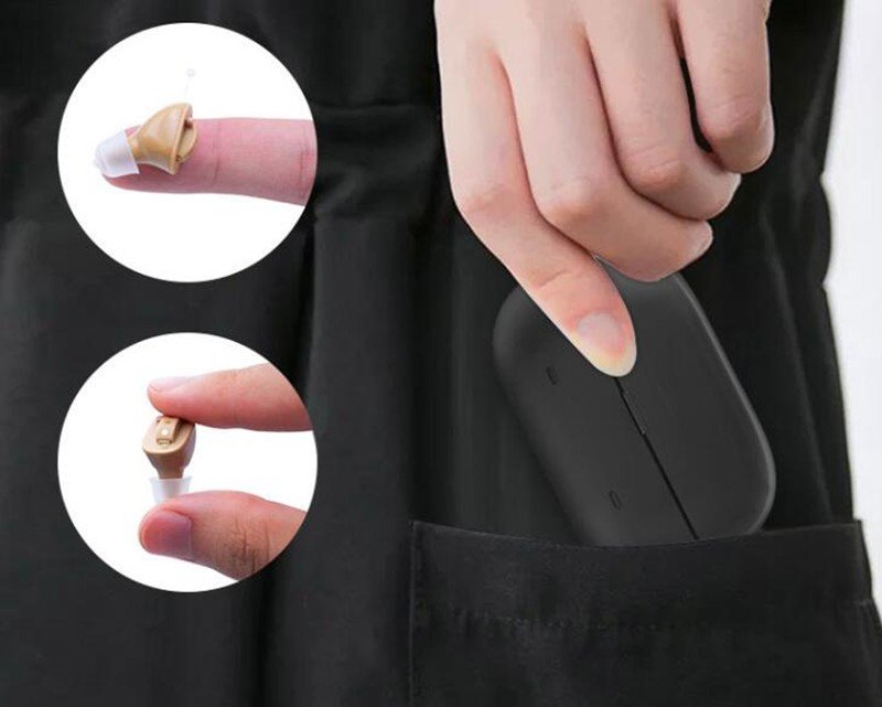 S-2 One Pair MicroEar Mini CIC Hearing Aid 2 Pieces Invisible Digital Hearing Aids Rechargeable Hearing Amplifier For Both EarScouts
S-2 One Pair MicroEar Mini CIC Hearing Aid 2 Pieces Invisible Digital Hearing Aids Rechargeable Hearing Amplifier For Both EarScouts