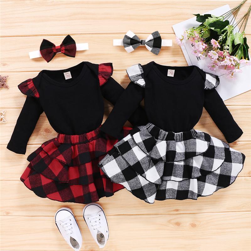 Clothing Sets 2021 Christmas Born Baby Girls Plaid Tutu Skirt Long Sleeve Romper Top Headband Outfit 3PCS Clothes Set, White
Clothing Sets 2021 Christmas Born Baby Girls Plaid Tutu Skirt Long Sleeve Romper Top Headband Outfit 3PCS Clothes Set, White