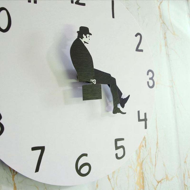 Wall Clocks Ministry Of Silly Walks Clock Durable Timer For Home Decoration Comedian Decor Novelty Watch Funny