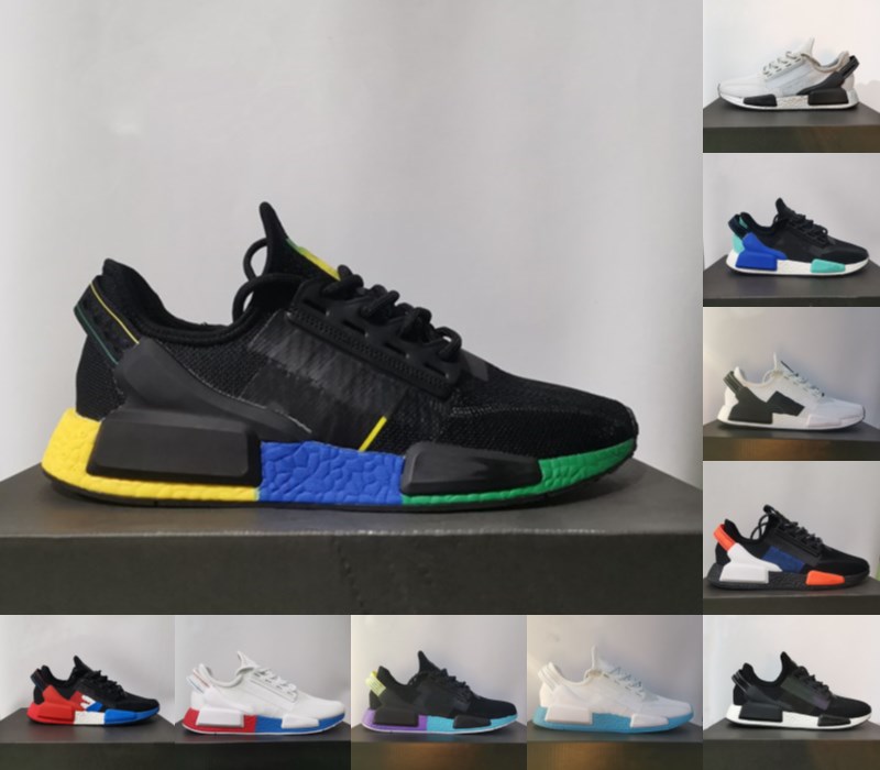 2021 NMD r1 V2 runner shoes mens sneakers core black white metallic gold red blue carbon shock iridescent triple black men women trainers, 17
2021 NMD r1 V2 runner shoes mens sneakers core black white metallic gold red blue carbon shock iridescent triple black men women trainers, 17