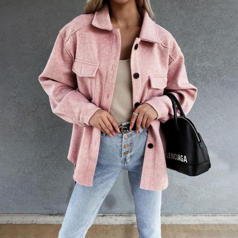 Women's Jackets Womens Button Front Blend Jacket Shacket Casual Single Breasted Belted Trench Pea Coat Outwear With Bust Pocket, Black;brown
Women's Jackets Womens Button Front Blend Jacket Shacket Casual Single Breasted Belted Trench Pea Coat Outwear With Bust Pocket, Black;brown