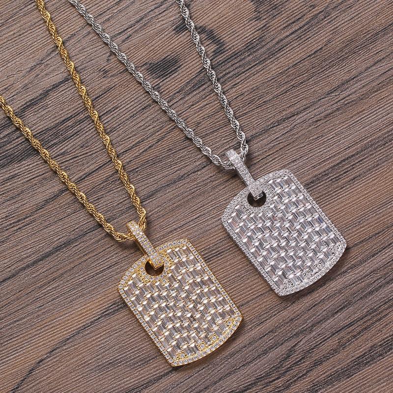 Pendant Necklaces Brass Setting CZ ICED OUT Micro Pave Stones Hip Hop Necklace CN288
Pendant Necklaces Brass Setting CZ ICED OUT Micro Pave Stones Hip Hop Necklace CN288