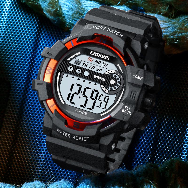 Wristwatches Top Brand COOBOS Sports Watch For Men Waterproof Men's Wristwatch LED Clock Electronics Watches 2021 Luxury Reloj Hombre, Black
Wristwatches Top Brand COOBOS Sports Watch For Men Waterproof Men's Wristwatch LED Clock Electronics Watches 2021 Luxury Reloj Hombre, Black