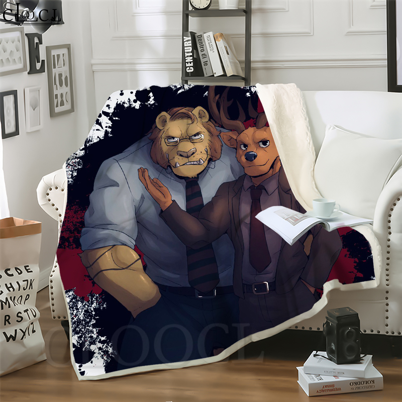 CLOOCL New Japan Cartoon BEASTARS Animal 3D Print Harajuku Air Conditioning Blanket Sofa Teens Bedding Throw Blankets Plush Quilt
CLOOCL New Japan Cartoon BEASTARS Animal 3D Print Harajuku Air Conditioning Blanket Sofa Teens Bedding Throw Blankets Plush Quilt