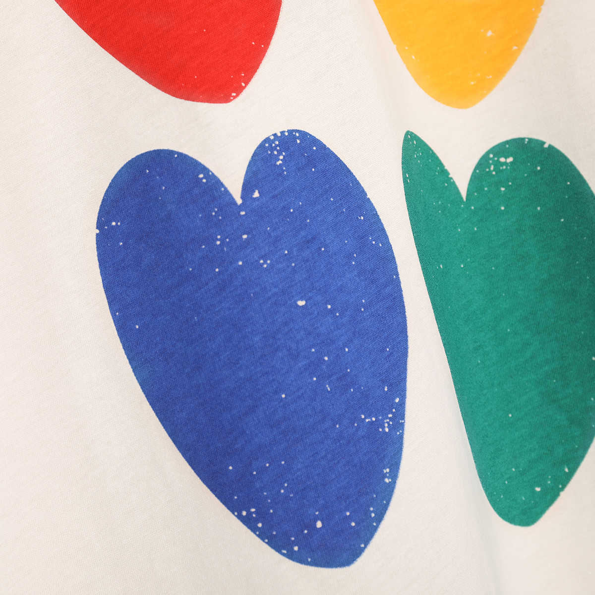 Heart Organic Cotton T shirt Women Short Sleeve O neck Beige Boho Casual Shirts Tops Summer Vintage Printed Tees tshirt X0628