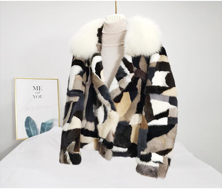 Women' Fur & Faux Real Natural Mink Coat With Collar Fashion Multicolor Warm Winter Waistcoats Custom Any Size, As pic
Women' Fur & Faux Real Natural Mink Coat With Collar Fashion Multicolor Warm Winter Waistcoats Custom Any Size, As pic