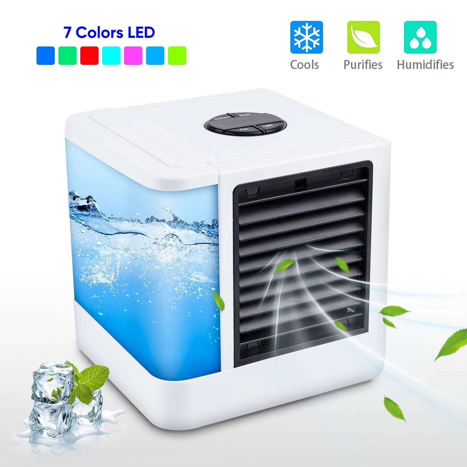 Mini USB Portable Air Conditioner Humidifier Purifier 7 Colors Light Desktop Air Cooling Fan Air Cooler Fan For Office Room
Mini USB Portable Air Conditioner Humidifier Purifier 7 Colors Light Desktop Air Cooling Fan Air Cooler Fan For Office Room