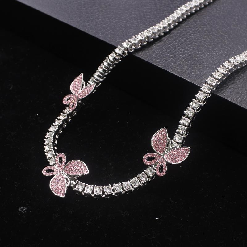 Pendant Necklaces 5.5MM Women Jewelry Butterfly Necklace Female Rhinestone Shining Statement Crystal Charm Choker For Woman Gift
Pendant Necklaces 5.5MM Women Jewelry Butterfly Necklace Female Rhinestone Shining Statement Crystal Charm Choker For Woman Gift