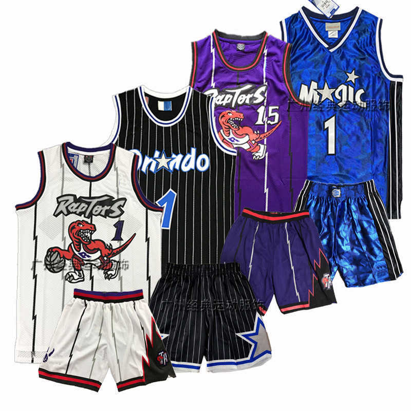 Jersey men's T-Mac magic basketball suit Raptors vinkat short sleeve Hadaway embroidered pants women's
Jersey men's T-Mac magic basketball suit Raptors vinkat short sleeve Hadaway embroidered pants women's