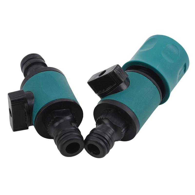 Watering Equipments Plastic Garden Hose Quick Connect With Shutoff Connectors Valve For Water Coupling Release Adapter от DHgate WW