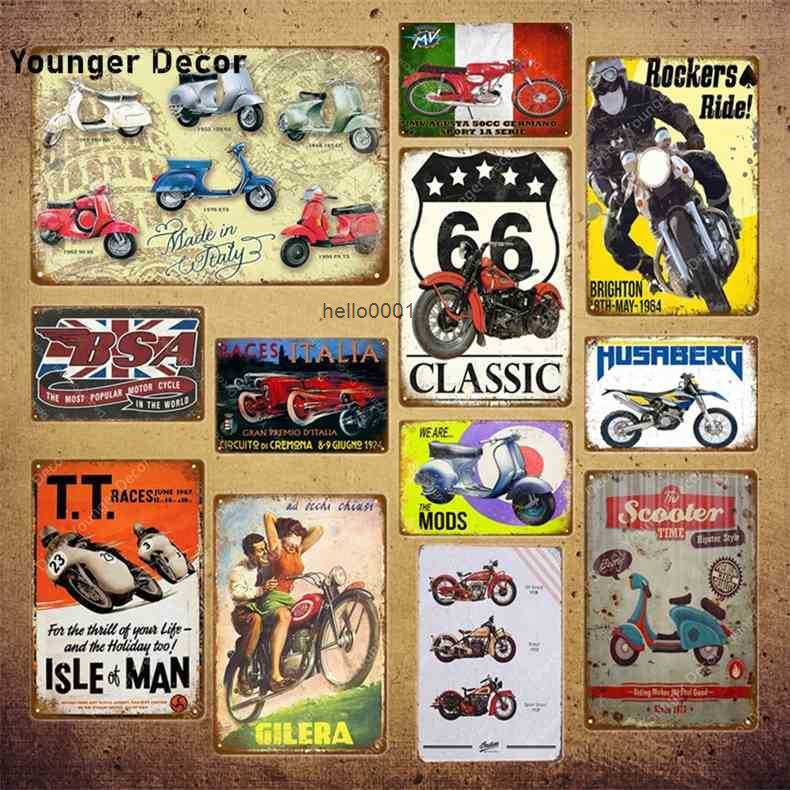 Classic Route 66 Motorcylces Poster Pub Bar Garage Decoration Scooter Tin Signs Vintage Shabby chic Metal Plate MV Plaque YI-002
Classic Route 66 Motorcylces Poster Pub Bar Garage Decoration Scooter Tin Signs Vintage Shabby chic Metal Plate MV Plaque YI-002